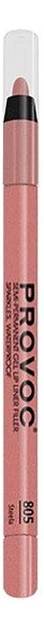 

Полуперманентный гелевый карандаш для губ Gel Lip Liner Filler 1,2г: 805 Steela, Полуперманентный гелевый карандаш для губ Gel Lip Liner Filler 1,2г