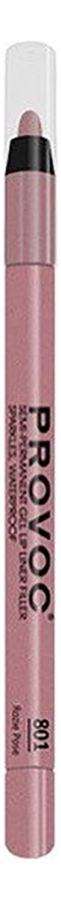 

Полуперманентный гелевый карандаш для губ Gel Lip Liner Filler 1,2г: 801 Rozie Pose, Полуперманентный гелевый карандаш для губ Gel Lip Liner Filler 1,2г