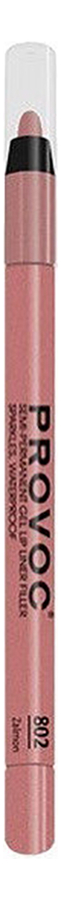 Полуперманентный гелевый карандаш для губ Gel Lip Liner Filler 1,2г: 802 Zalmon полуперманентный гелевый карандаш для губ gel lip liner filler 1 2г 047 luscious