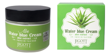Jigott Крем для лица с экстрактом алоэ Aloe Water Blue Cream 70мл