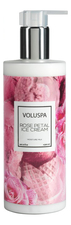 VOLUSPA Лосьон для рук и тела Rose Petal Ice Cream (мороженное с лепестками роз) 300г