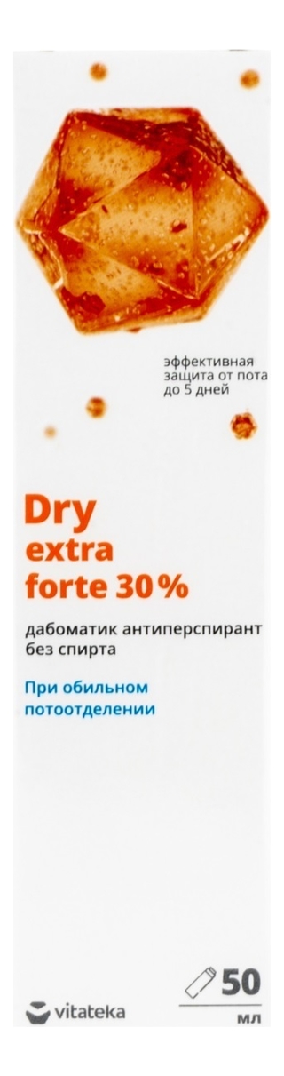 

Дезодорант антиперспирант без спирта при повышенной потливости Extra Forte H2O Dabomatic 30% 50мл