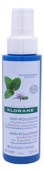 

Мист для волос освежающий с экстрактом водной мяты Anti-Pollution Brume Purifiante Menthe Aquatique 100мл