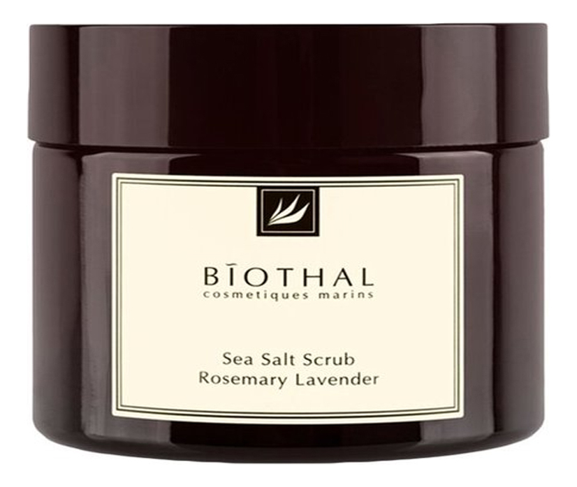 Соляной скраб для тела Розмарин и лаванда Sea Salt Scrub Rosemary Lavander 380мл