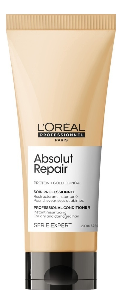 

Кондиционер для волос с экстрактом зерен золотого киноа Serie Expert Absolut Repair Lipidium Gold Quinoa + Protein: Кондиционер 200мл, Кондиционер для волос с экстрактом зерен золотого киноа Serie Expert Absolut Repair Lipidium Gold Quinoa + Protein
