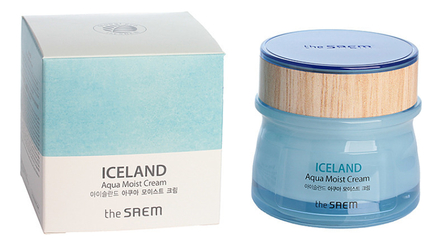 The Saem Крем для лица увлажняющий Iceland Aqua Moist Cream 60мл