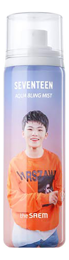 

Мист для лица увлажняющий Seventeen Aqua Bling Mist Woozi 110мл (Floral Green)