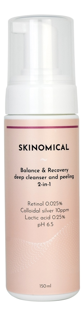 

Средство для умывания и пилинг 2 в 1 с коллоидным серебром Balance & Recovery Deep Cleanser & Peeling 150мл