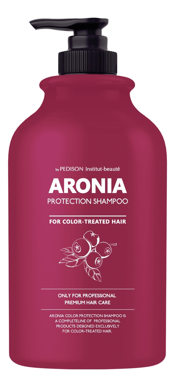 

Шампунь для волос с экстрактом аронии Pedison Aronia Color Protection Shampoo: Шампунь 500мл, Шампунь для волос с экстрактом аронии Pedison Aronia Color Protection Shampoo