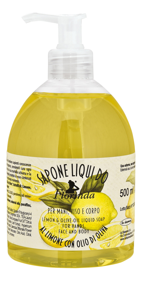 

Жидкое мыло Фруктовая страсть Sapone Liquido Limone 500мл (лимон)