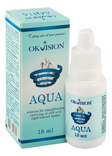OKVision Раствор для облегчения ношения мягких и жестких контактных линз Aqua 18мл