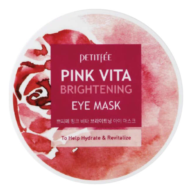 Купить Осветляющие патчи для кожи вокруг глаз витаминные Pink Vita Brightening Eye Mask 70г, Petitfee
