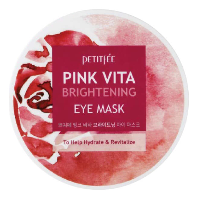 

Осветляющие патчи для кожи вокруг глаз витаминные Pink Vita Brightening Eye Mask 70г