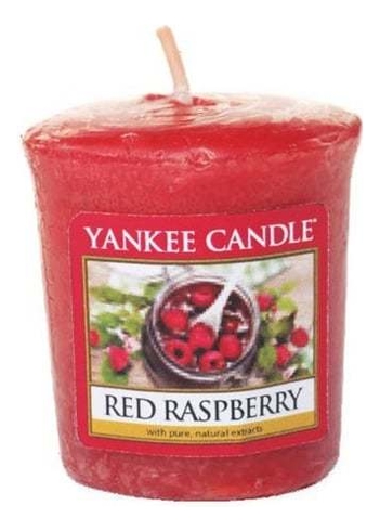 Ароматическая свеча Red Raspberry: Свеча 49г
