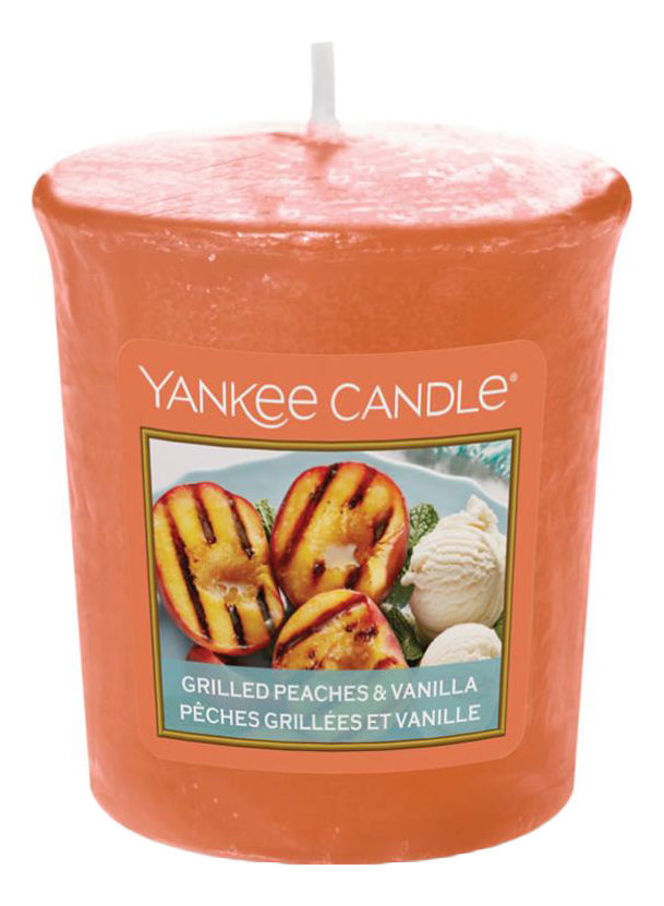 

Ароматическая свеча Grilled Peaches & Vanilla: Свеча 49г, Ароматическая свеча Grilled Peaches & Vanilla