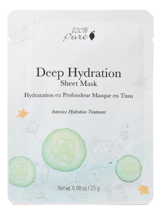 

Тканевая маска для лица Глубокое увлажнение Deep Hydration Sheet Mask 25г: Маска 1шт, Тканевая маска для лица Глубокое увлажнение Deep Hydration Sheet Mask 25г