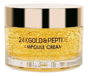 Крем для лица с пептидами и золотом 24K Gold & Peptide Ampoule Cream 50г