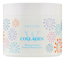 Enough Осветляющий массажный крем с морским коллагеном Collagen Whitening Premium Cleansing & Massage Cream 300г