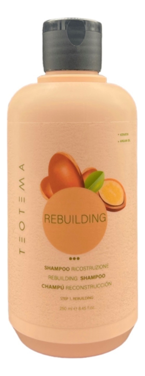 

Восстанавливающий шампунь для волос Rebuilding Shampoo: Шампунь 250мл, Восстанавливающий шампунь для волос Rebuilding Shampoo