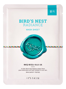 

Тканевая маска для лица омолаживающая Bird's Nest Radiance Mask Sheet 22г: Маска 1шт, Тканевая маска для лица омолаживающая Bird's Nest Radiance Mask Sheet 22г