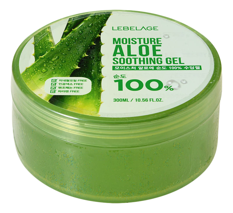 успокаивающий гель с экстрактом алоэ вера moisture aloe 100% soothing gel 300мл гель 300мл Успокаивающий гель с экстрактом алоэ вера Moisture Aloe 100% Soothing Gel 300мл: Гель 300мл