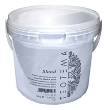 Teotema Порошок для осветления волос Color Blond Dust Free Bleach (голубой)