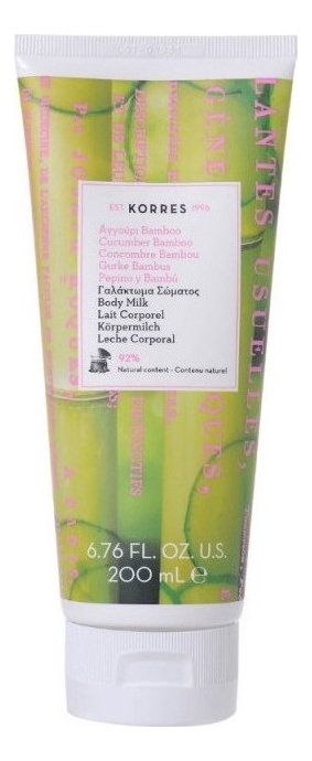 Молочко для тела Cucumber Bamboo Body Milk 200мл (огурец и бамбук)