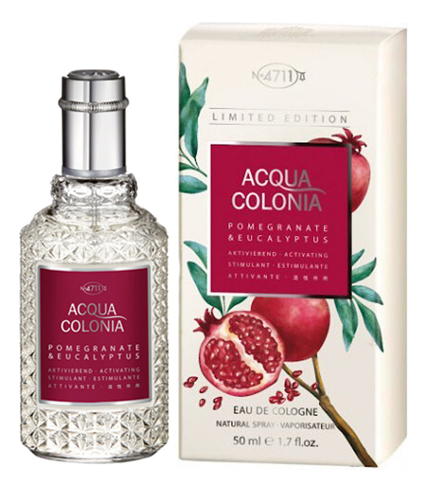 4711 Acqua Colonia Pomegranate & Eucalyptus: одеколон 50мл