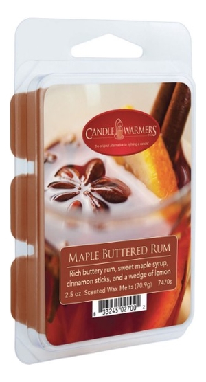 

Наполнитель для воскоплавов Ром с кленовым сиропом Maple Buttered Rum Wax Melts 70,9г