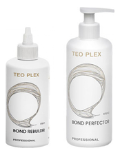 Teotema Набор для волос восстановление и защита во время процедур Teo Plex (шаг1 250мл + шаг2 500мл + мерный стаканчик)