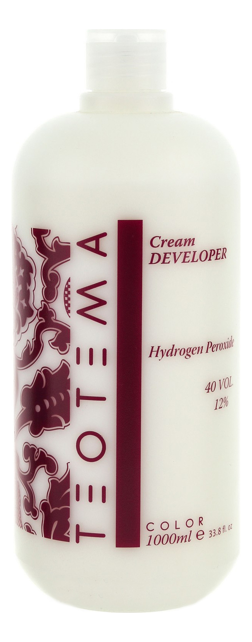 

Крем проявитель для окрашивания волос Color Cream Developer 12% (40 vol): Крем 1000мл, Крем проявитель для окрашивания волос Color Cream Developer 12% (40 vol)