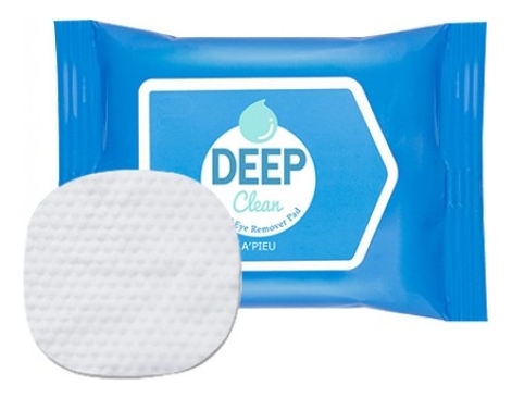 

Салфетки для снятия макияжа с глаз и губ Deep Clean Lip & Eye Remover Pad 30шт