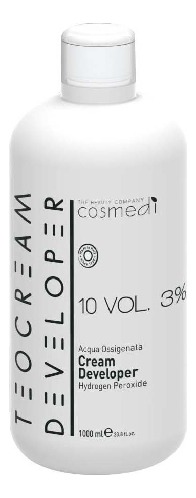 Крем-проявитель для окрашивания волос Color Cream Developer 3% (10 vol): Крем-проявитель 1000мл цена и фото