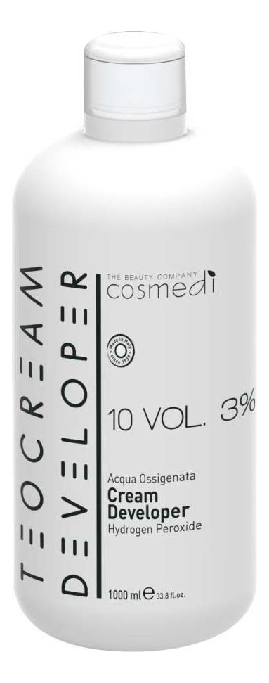 Крем-проявитель для окрашивания волос Color Cream Developer 3% (10 vol): Крем-проявитель 1000мл крем проявитель для окрашивания волос color cream developer 9% 30 vol крем проявитель 150мл