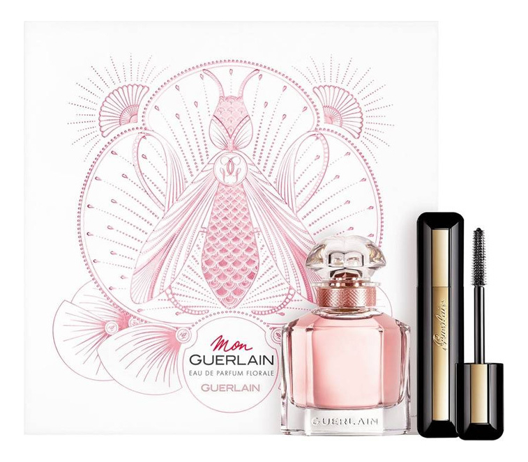 Mon Guerlain Florale: набор (п/вода 50мл + тушь)