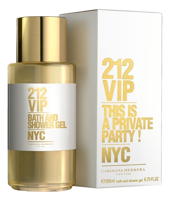 

Carolina Herrera 212 VIP Woman: гель для душа 200мл, 212 VIP Woman