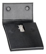 Dovo Маникюрный набор 4081016 (ножницы д/кутикулы + пилка металл + пинцет наклонный + книпсер) черный