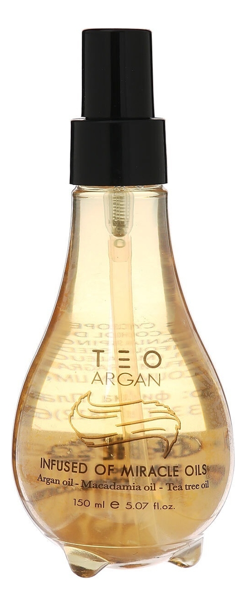 

Аргановое масло-эликсир для волос Teo Argan: Масло 150мл, Аргановое масло-эликсир для волос Teo Argan