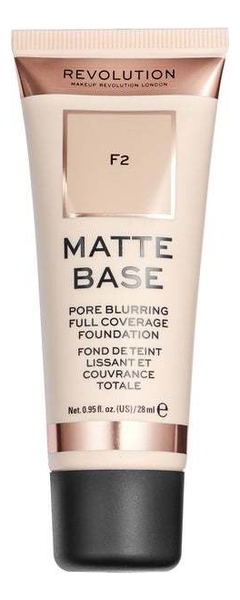 

Тональная основа для лица Matte Base 28мл: F2, Тональная основа для лица Matte Base 28мл