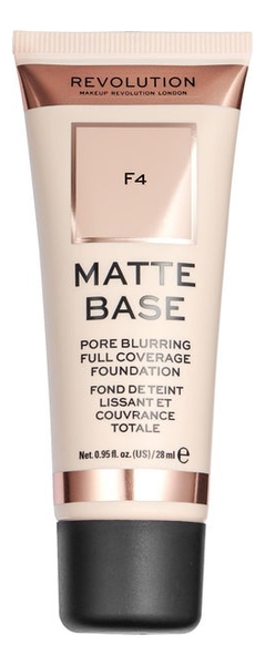 

Тональная основа для лица Matte Base 28мл: F4, Тональная основа для лица Matte Base 28мл