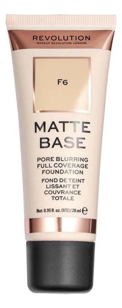

Тональная основа для лица Matte Base 28мл: F6, Тональная основа для лица Matte Base 28мл