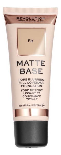 

Тональная основа для лица Matte Base 28мл: F8, Тональная основа для лица Matte Base 28мл