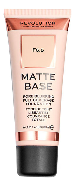 

Тональная основа для лица Matte Base 28мл: F6.5, Тональная основа для лица Matte Base 28мл