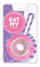 EAT MY brand Резинка для волос Strawberry Pop 3шт (розовая)