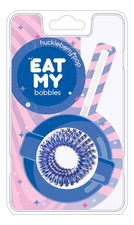 EAT MY brand Резинка для волос Huckleberry Pop 3шт (синяя)