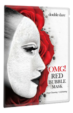 Double Dare OMG! Маска для лица с экстрактами 8 красных растений Red Bubble Mask 20г