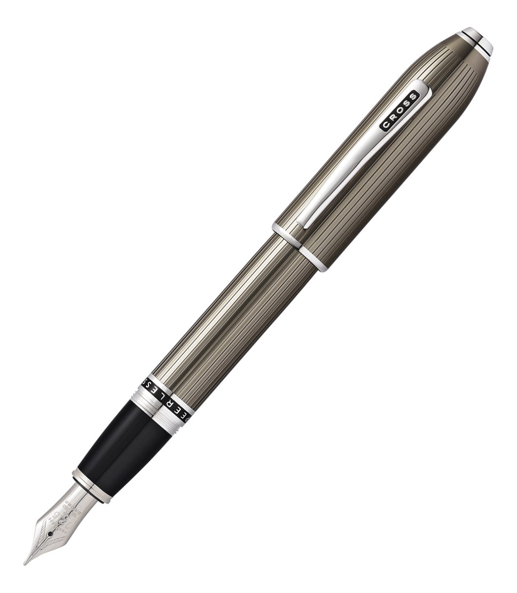 

Перьевая ручка Peerless Translucent Titanium Grey Engraved Lacquer AT0706-13MY