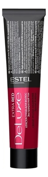 Краска-уход для волос De Luxe Extra Red 60мл