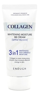 BB крем с морским коллагеном осветляющий Collagen Whitening Moisture 3 in1 Сream SPF47 PA++++ 50г