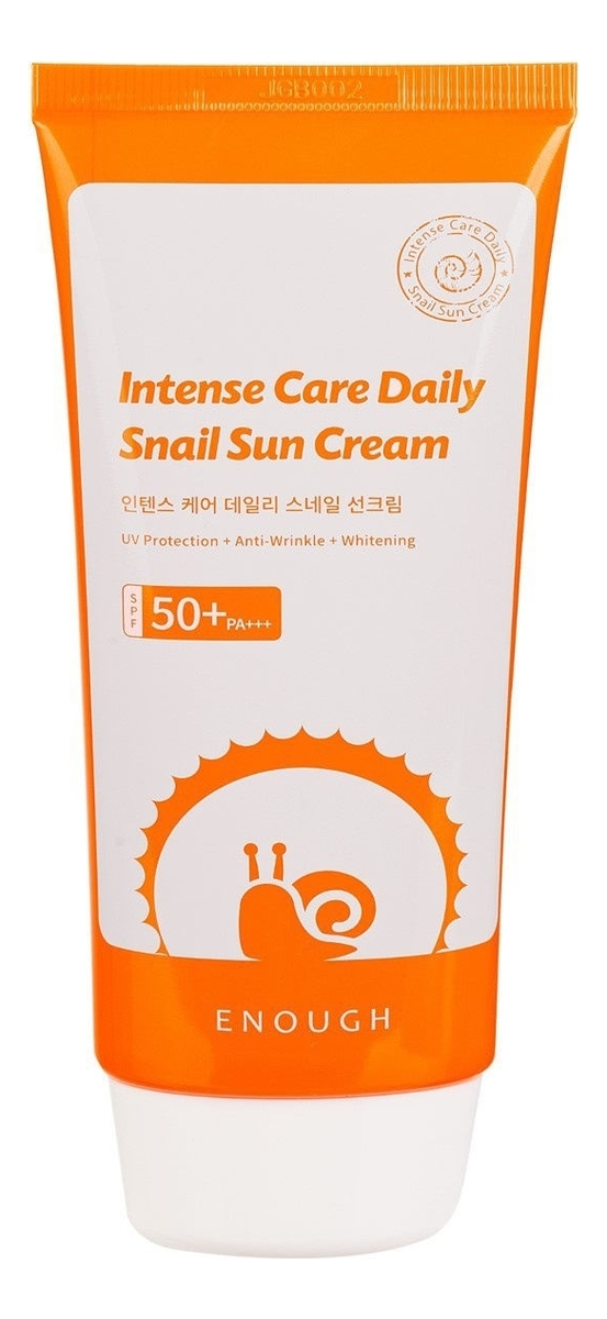 

Солнцезащитный крем с муцином улитки Intense Care Daily Snail Sun Cream SPF50+ PA+++ 70мл
